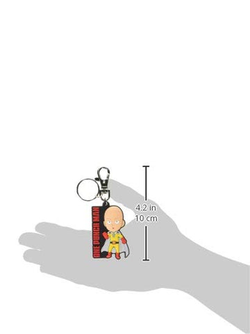 Great Eastern Animation One Punch Man Sd Saitama Standing Pvc Keychain, 2', Multicolor