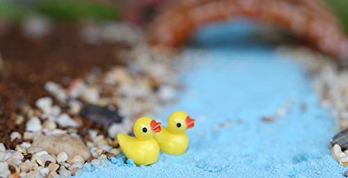 Emien 25Pcs Little Yellow Mini Duck Duckling Miniature Ornament For Diy Dollhouse Decoration Fairy Garden Plant D  Cor, Nice Dec