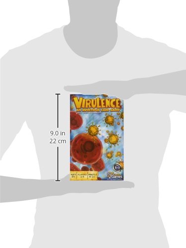 Genius Games Virulence Card Game - Educational Bidding Game for Kids 8+ - Multicolor, Cardboard, Model GOT1005