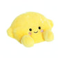 Aurora® Yuzu Lemon™ Stuffed Animal - 5" Yellow Pocket-Sized Plush Toy - Adorable Palm Pals™ Collectible