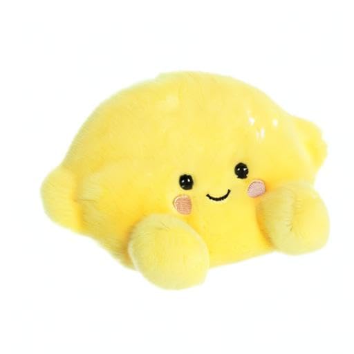 Aurora® Yuzu Lemon™ Stuffed Animal - 5" Yellow Pocket-Sized Plush Toy - Adorable Palm Pals™ Collectible
