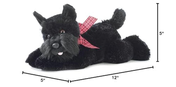 Aurora® Adorable Flopsie™ Mr. Nick™ Stuffed Animal - Playful Ease - Timeless Companions - Black 12 Inches