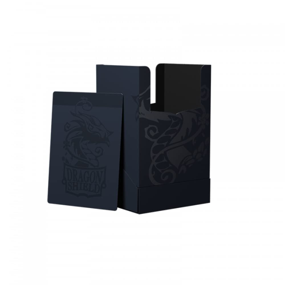Arcane Tinmen Dragon Shield Card Deck Box – Deck Shell: Midnight Blue/Black – Durable & Sturdy Tcg, Ocg Card Storage – For Pokemon Yugioh Commander & Mtg Magic: The Gathering Cards (At-30756)