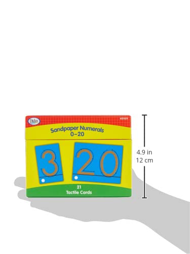 Didax Educational Resources Sandpaper Numerals 0-20 Cards