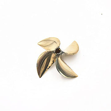 NC 4 Leaves Dia 67mm P1.7 RC Boat Aluminum Alloy Propeller with 1/4'' Shaft