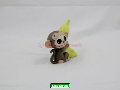 Summit Collection Furrybones Munky Signature Skeleton In Monkey Costume Holding A Banana