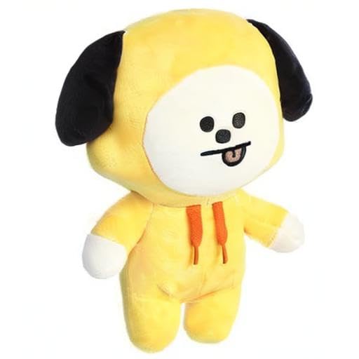 Aurora® BT21 CHIMMY Stuffed Animal - Yellow 10" Plush - Collectible Polyester Cuteness - Model 44212
