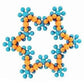 Tiniksha Star Shaped 100 Pcs Stem Toys Plastic Interlocking Blocks Building That Bends  Safe Material Preschool Classroom Games