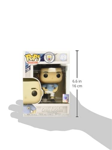 Funko POP! Football Figure - Manchester City Phil Foden, Multicolor, Vinyl, One Size, Model 57865