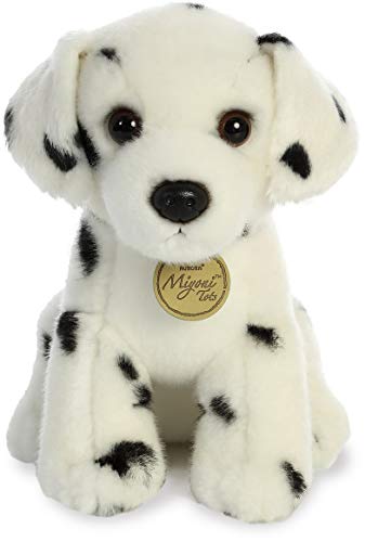 Aurora® Adorable Miyoni® Tots Dalmatian Pup Stuffed Animal - Lifelike Detail - Cherished Companionship - White 11 Inches