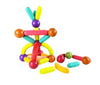 Black Ghoda Magnetic Balls And Rods Building Set  3D Stem Educational Construction Toys For Kids, Magnet Sticks Puzzle Toy Gift