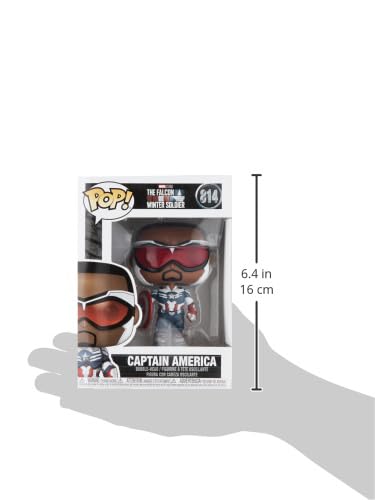 Funko Pop Marvel: Falcon And The Winter Soldier - Captain America (Sam Wilson),3.75 Inches,Multicolor,51630