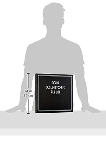 Bcw Album - Coin Collectors - Black | 3-Inch Coin Album Binder | Heavy Duty D-Ring | Holds Up To 90 Protective Pages | Durable V