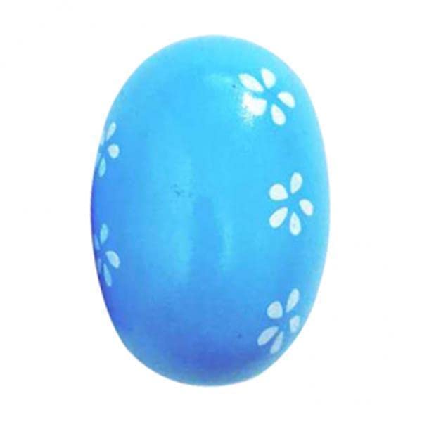 Atorse 2Xwood Hand Shaker Egg Intelligence Percussion Toy For Early Learning Blue
