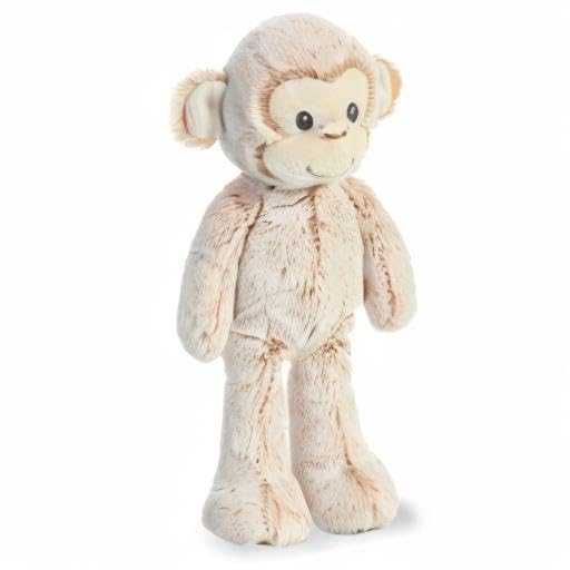 Aurora® Adorable Cuddlers™ Marlow Monkey™ Baby Stuffed Animal - Security And Sleep Aid - Comforting Companion - Brown 14 Inches