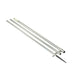 Lees 16 MKII Bright Silver Pole w/Black Spike 1-3/8 OD - f/Center Riggers