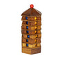 Project Genius 3D Wood Puzzle - Chinese Pagoda Mechanical Maze Brainteaser for Kids 8+, Teens & Adults - Model TG311, Multi Color