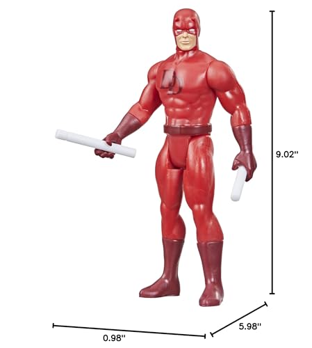 Marvel Hasbro Legends 3.75-Inch Scale Retro 375 Collection Daredevil Action Figure Toy