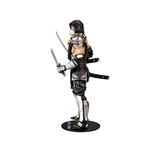 McFarlane Toys Mortal Kombat Scorpion Action Figure, 7" Plastic, Model 11038-8, The Shadow Skin Variant