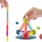 Brainwave 36 Pieces Magnetic Sticks And Balls Building Set | Colorful Construction Toy For Kids | 3D Magnet Block Set For Creati
