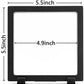 Rechiato 2Pcs Of 3D Floating Display Cases 5.5''  5.5''  0.8'', Coin Display Case Coin Holder Coin Display Frame Stand Holder Fo