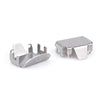 KYX Racing Stainless Steel Front Rear Axle Protective Plate Axle Guard Board Upgrades Accessories for RC Crawler Car Axial SCX10