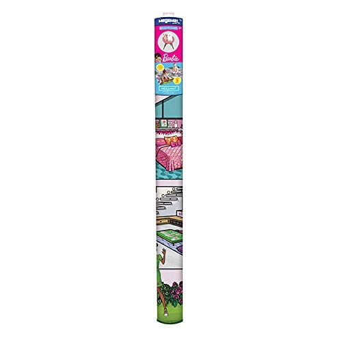 TCG Toys Barbie Dream House Playmat - Jumbo Size, Multicolor, Includes Chairs and Dogs, Model 73207