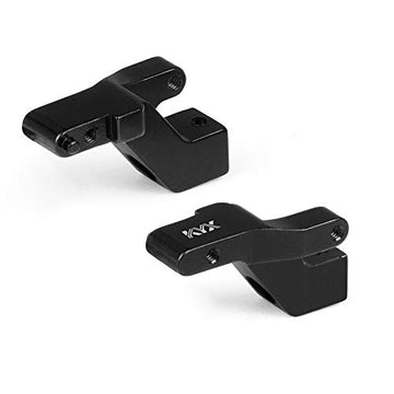 KYX Racing CNC Machined Aluminum Alloy Rear Body Mount Posts Rear Bumper Mount Upgrades Parts Accessories for 1/24 RC Crawler Ca