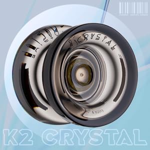 3 Pack Of Yoyo K2 Crystal, Responsive Yoyos For Kids Beginner, Dual Function Yoyos With Replacement Unresponsive Yoyo Bearings+R