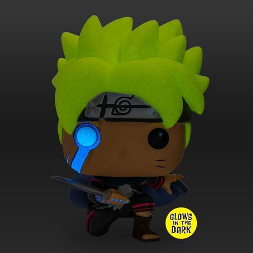 Funko Pop! Animation: Boruto - Naruto Next Generations Boruto With Marks Glow-In-The-Dark Entertainment Earth Exclusive Bundled