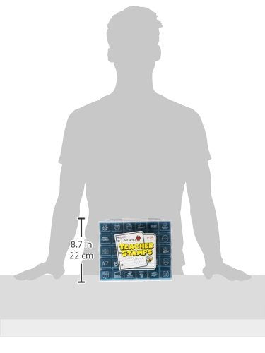 Learning Resources Jumbo Illustrated Teacher Stamps, Set of 30, Ages 3+, Messages Stamps for Homework School Classroom, Back to