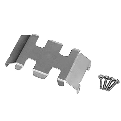 Stainless Steel Center Skid Plate Protection Plate Chassis Guard fits Axial 1/24 SCX24 AXI90081