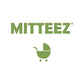 MITTEEZ Wood Baby Organic Wooden Teether - Natural, 1 Count, Model WTNT, Includes Absorbent Cloth