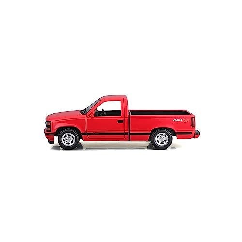 Maisto 1:24 Scale 1993 Chevrolet 454 SS Pick-up Truck Model 32901 Red Metal