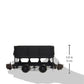Bachmann Industries Scale Ore Car - Side-Dump Car - Black - Large ''G'' Rolling Stock (1:20.3 Scale)