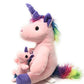 Soft Plush Unicorn With Pouch And Mini Foal, 10 1/2 Inches