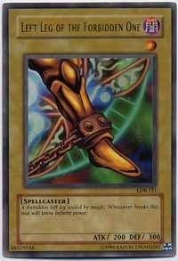 Yu-Gi-Oh! - Left Leg Of The Forbidden One (Lob-121) - Legend Of Blue Eyes White Dragon - Unlimited Edition - Ultra Rare