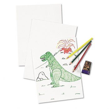 Pacon White Drawing Paper PAPER,DRAWING,SULPHITE,WE 72410 (Pack of2)