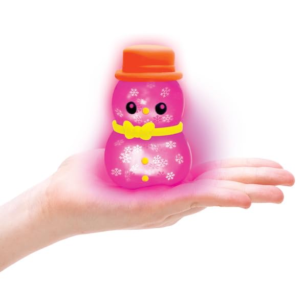 Schylling Needoh Squishmas Groovy Glowman - Christmas Squeeze Toy - Jelly-Like Filling - 3.5'' Tall - Color May Vary (Pack Of 1)