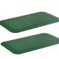 Playsafer Playground Safety Rubber Wearmat For Swingsets And Slides - 1'' Thick X 24'' W X 40'' L (2 Pack, Green)