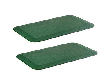 Playsafer Playground Safety Rubber Wearmat For Swingsets And Slides - 1'' Thick X 24'' W X 40'' L (2 Pack, Green)