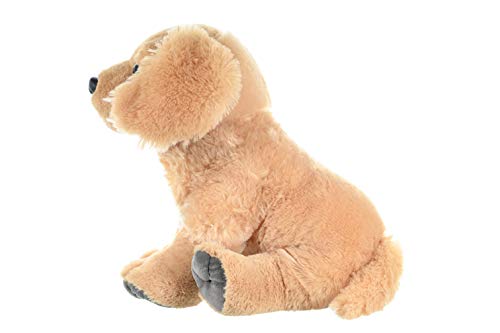WILD REPUBLIC Golden Retriever Plush Toy - 12 Inch Stuffed Animal, Polyester Material, Ideal Gift for Kids
