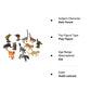 Assorted Rain Forest Animal Figures