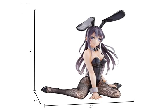 Taito Bunny Girl Senpai Mai Sakurajima Statue - AMP+ - PVC, Black, Model T40050