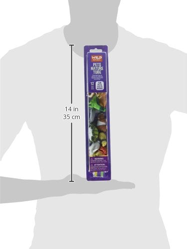 Wild Republic Pets Figurines Tube, Turtle, Guinea Pig, Snake, Hamster, Hermit Crab, Yellow Lab, Ferret, Iguana, Rabbit, Parakeet, Gold Fish, Grey Cat (20821)