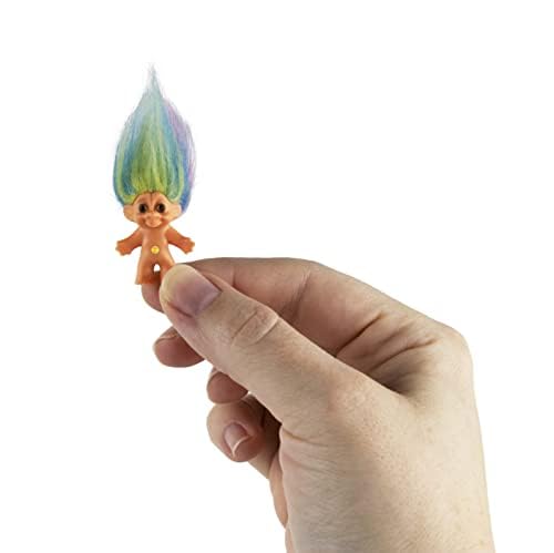 World's Smallest Good Luck Trolls - Mini 1" Toy Figures - Multi-colored - Model 5064 - Collectible with 1.5" Hair - Sold Separately