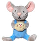 Please Give Cookie 9.8-Inch Cookie Mouse Stuffed Animal Plush Toy Set for Boys and Girls, Mouse Stuffed Toy from Picture Book Ch