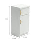 Wooden Dollhouse Furniture Refrigerator Miniature Playhouse Decoration Living Dining Room- 1/12 Scale