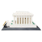 Apostrophe Games Lincoln Memorial Building Block Set (979 Pieces) Washington D.C. Lincoln Memorial Famous Landmark Series - Arch