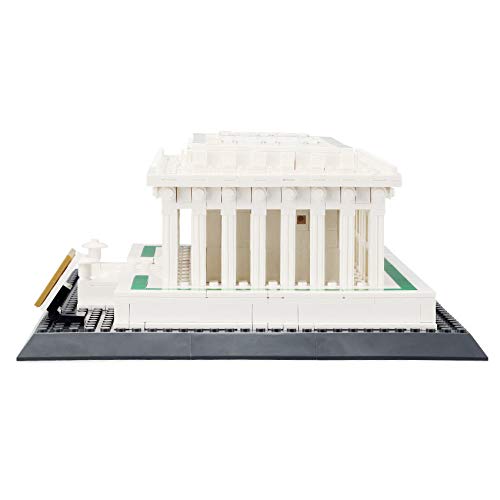 Apostrophe Games Lincoln Memorial Building Block Set (979 Pieces) Washington D.C. Lincoln Memorial Famous Landmark Series - Arch